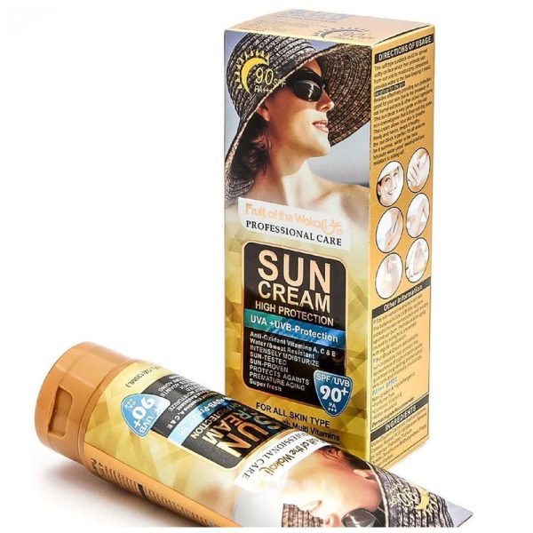 کرم ضد آفتاب وکالی Wokali Sun Cream (SPF 90)