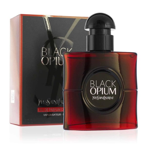 عطر ادکلن زنانه 100 میل بلک اوپیوم اور رد فراگرنس Yves Saint Laurent Black Opium Over Red (OPIO NOIR Fragrance)