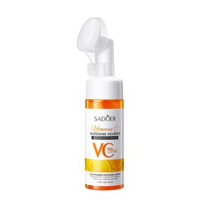 فوم شستشو صورت براش دار ویتامین سی بیوآکوا Face Mousse Vitamin C (120 ml)