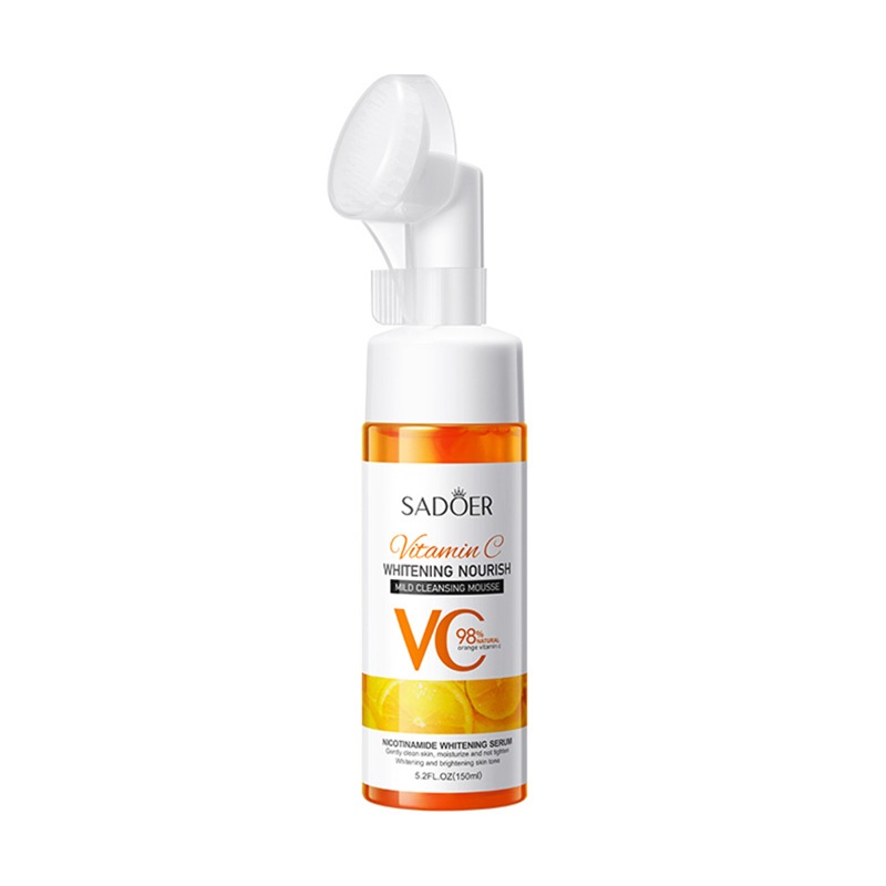 فوم شستشو صورت براش دار ویتامین سی بیوآکوا Face Mousse Vitamin C (120 ml)