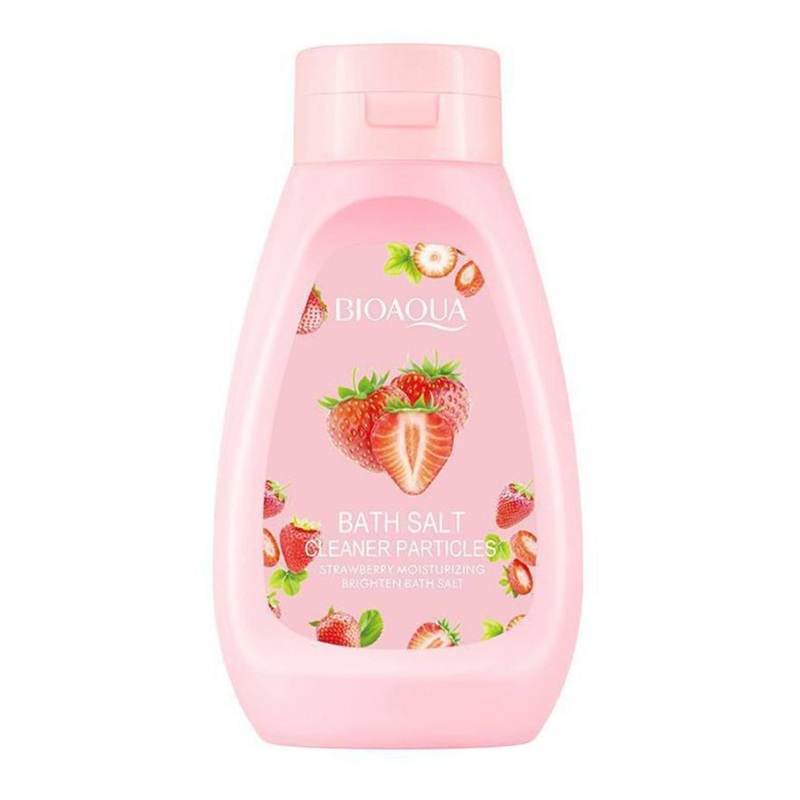نمک بدن توت فرنگی بیوآکوا Bioaqua Bath Salt (430 ml)
