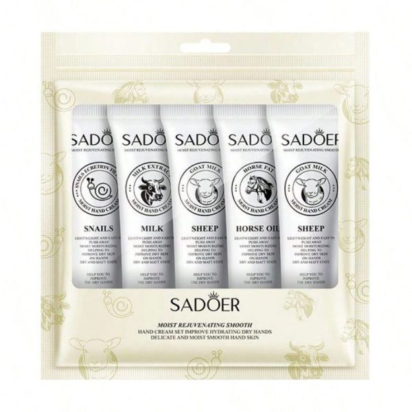 پک 5 عددی کرم مرطوب کننده سادور Sadoer Hand Cream (150gr)