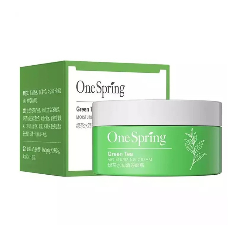 کرم آبرسان چای سبز وان اسپرینگ Green Tea Cream (30 gr)