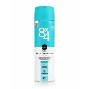اسپری بدن زنانه 4×8 Pure Freshness اصل | حجم 150 میلیلیتر